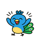 やさしいクジャクの日常@SFW（個別スタンプ：2）