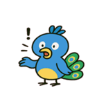 やさしいクジャクの日常@SFW（個別スタンプ：5）