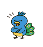 やさしいクジャクの日常@SFW（個別スタンプ：6）