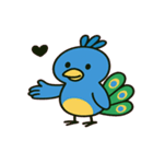 やさしいクジャクの日常@SFW（個別スタンプ：7）