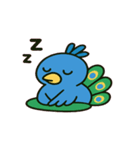 やさしいクジャクの日常@SFW（個別スタンプ：8）