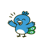 やさしいクジャクの日常@SFW（個別スタンプ：9）