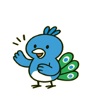 やさしいクジャクの日常@SFW（個別スタンプ：10）