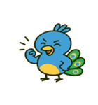 やさしいクジャクの日常@SFW（個別スタンプ：13）