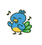 やさしいクジャクの日常@SFW（個別スタンプ：16）