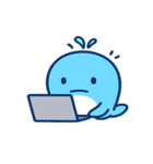 のんびりクジラの日常@SFW（個別スタンプ：6）