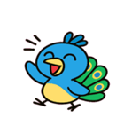 ドヤ顔クジャクの日常@SFW（個別スタンプ：1）