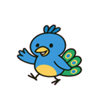 ドヤ顔クジャクの日常@SFW（個別スタンプ：9）