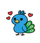 ドヤ顔クジャクの日常@SFW（個別スタンプ：13）