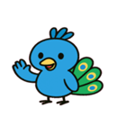 ドヤ顔クジャクの日常@SFW（個別スタンプ：16）