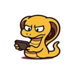 おだやかキングコブラ@SFW（個別スタンプ：3）