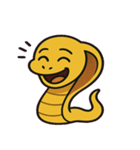 おだやかキングコブラ@SFW（個別スタンプ：10）