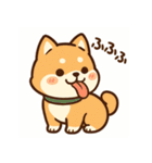 がんばる豆柴（個別スタンプ：13）
