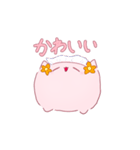 もこにゃんスタンプ ピンク（個別スタンプ：16）