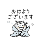 【敬語】もっと！ゆるボブGIRL（個別スタンプ：9）