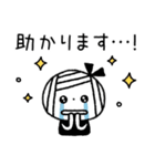 【敬語】もっと！ゆるボブGIRL（個別スタンプ：25）