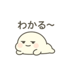 相づちするしろもちくん（個別スタンプ：16）