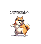 お誘いで使える 太っちょ柴犬（個別スタンプ：25）