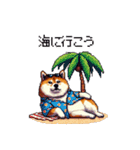 お誘いで使える 太っちょ柴犬（個別スタンプ：34）