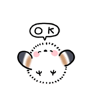 ふわふわシマエナガのフキダシスタンプ（個別スタンプ：1）