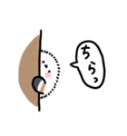 ふわふわシマエナガのフキダシスタンプ（個別スタンプ：28）