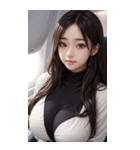 海外に行く女の子の写真（個別スタンプ：9）