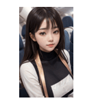 海外に行く女の子の写真（個別スタンプ：15）