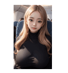 海外に行く女の子の写真（個別スタンプ：36）