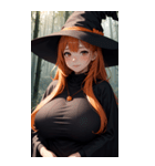 ハロウィン魔女写真限定版（個別スタンプ：10）