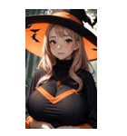 ハロウィン魔女写真限定版（個別スタンプ：12）