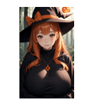 ハロウィン魔女写真限定版（個別スタンプ：18）