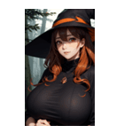 ハロウィン魔女写真限定版（個別スタンプ：19）