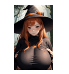 ハロウィン魔女写真限定版（個別スタンプ：29）