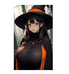 ハロウィン魔女写真限定版（個別スタンプ：30）