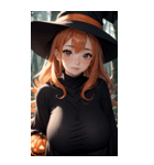 ハロウィン魔女写真限定版（個別スタンプ：31）