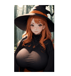 ハロウィン魔女写真限定版（個別スタンプ：40）