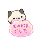 小さいシャム猫【吹き出し】（個別スタンプ：20）