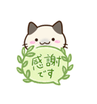 小さいシャム猫【吹き出し】（個別スタンプ：25）