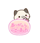 小さいシャム猫【吹き出し】（個別スタンプ：27）