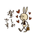 mottoのレトロラビ達♡便利（個別スタンプ：25）