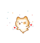 なかよしに送るパンねこ1（個別スタンプ：13）
