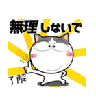 ハチワレ猫★ビジネス敬語（個別スタンプ：18）