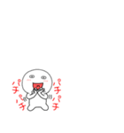 小さい丸くて白いヤツ67（個別スタンプ：28）
