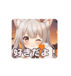 ハロウィンみなみアニメーション（個別スタンプ：1）