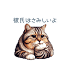 メンヘラカップル猫【連絡・面白い】（個別スタンプ：2）