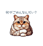 メンヘラカップル猫【連絡・面白い】（個別スタンプ：16）