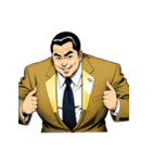 男全振り ビジネス王2【無言スタンプ】（個別スタンプ：16）