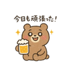 仕事に疲れたクマ☆推し活の為に生きるクマ（個別スタンプ：39）