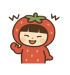 いちごちゃんのかわいい日常スタンプ（個別スタンプ：24）