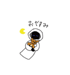 Simple白フード君（個別スタンプ：23）